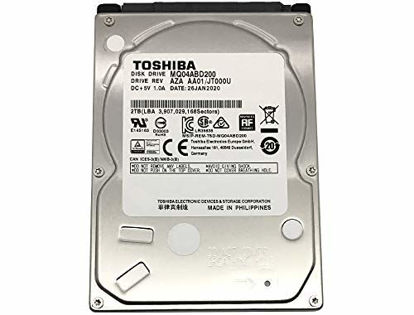 Picture of Toshiba 2.5" inch Laptop Notebook Hard Drive Disk HDD MQ04ABD200 2TB 2000GB 9.5mm 5400RPM