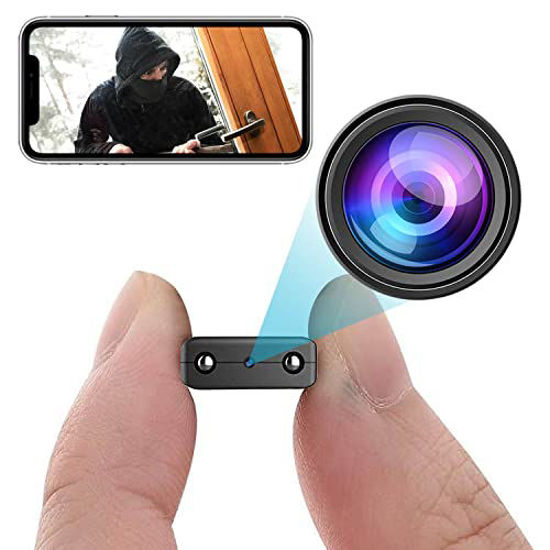 Smallest IP Camera WiFi, HD1080P Wireless HD Camera Video Camera  Surveillance Camera with Night Vision, Motion Detection,Cloud  Storage,Remote Viewing