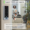 Picture of Metal Fingerprint Door Access Control Keypad System, Access Controller Stand-Alone Keypad, EM HID IC Card Reader + 5pcs ID Key Fobs, Weatherproof WG26/34 10000 Users for Garage, Door Lock Opener