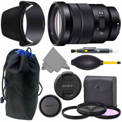 Picture of Sony E 18-105mm f4 SELP18105G: Sony E PZ 18-105mm f/4 G OSS Lens + Pro Kit Combo Bundle - International Version (1 Year Warranty)