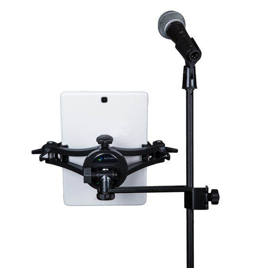 Picture of AirTurn Manos Universal Tablet and Phone Holder with Side Mount Clamp (Microphone and Mic Stand Not Included)