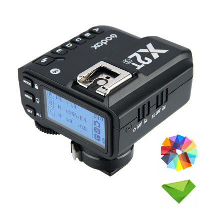 Picture of Godox X2T-S TTL Wireless Flash Trigger for Sony, 1/8000s HSS, Bluetooth Connection Supports iOS/Android App Controller, TCM Function, 5 Separate Group Buttons, New Hotshoe Locking, New AF Assist Light