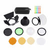 Picture of Godox AK-R1 Flash Light Accessories Kit for Godox V1-S,V1-C,V1-N,V1-O,V1-F Speedlite,Godox H200R Ring Flash Head AD200 AD200Pro Accessories