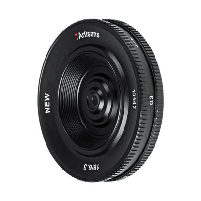 Picture of 7artisans 18mm F6.3 Mark Ⅱ Ultra-Thin APS-C Prime Lens Fit for Fujifilm XF Compact Mirrorless Cameras for Fuji Xh2s XT4 XT3 XE4 Xs10 X-A10 X-A7 X-M2 X-T10 X-T2 X-T20 X-Pro1 X-Pro2 X- E1 X-E2