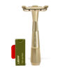 Picture of The Twig Razor, Gold - Plastic-Free, Single-Blade, Safety Razor for Women & Men with Sensitive Skin or Lighter Hair