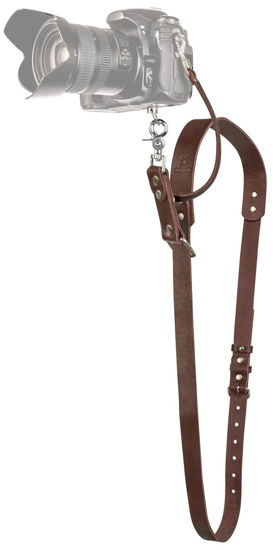 Picture of Camera Strap Accessories for One Camera Professional Single Leather Harness Shoulder Strap Quick Release Gear DSLR/SLR Strap (Brown)