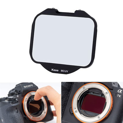 Picture of Kase Clip-in Filter for Sony MCUV Camera Filter Camera UV Filters for Sony A9 A74 A73 A7 Alpha Mirrorless Camera