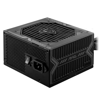 Picture of MSI MAG A550BN Gaming Power Supplyr - 80 Plus Bronze Certified 550W - Compact Size - ATX PSU