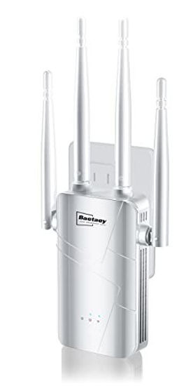 Picture of 2022 WiFi Extenders Signal Booster for Home, WiFi Extender Covers Up to 9000 Sq.ft and 45 Devices, 360°Coverage Internet Repeater with 4 High Gain Antennas, 4 Working Modes, 1-Tap Setup