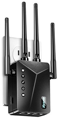 Picture of Wireless Signal Range Extender up to 6000 sq.ft for Home, Internet Repeater and Signal Amplifier with Ethernet Port - 1 Button Setup, Connect up to 30 Devices