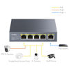 Picture of Cudy 4 Port Gigabit PoE Extender, 10/100/1000Mbps, 4 Channel PoE Repeater, PoE Amplifier, PoE Booster, Wall-Mount, Comply with IEEE 802.3bt, 802.3at, 802.3af, Not Support Passive PoE, Plug and Play