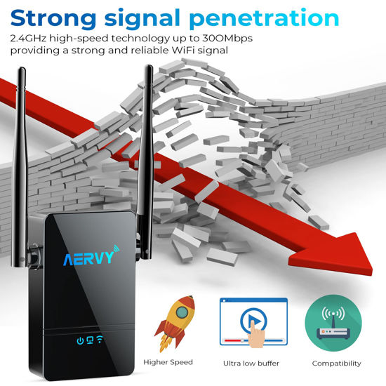 GetUSCart- 2022release WiFi Extender, WiFi Signal Booster - For Home ...