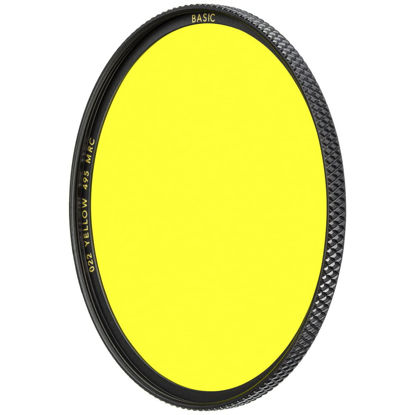 Picture of B+W 43mm Basic Black & White (Yellow) MRC 022M Glass Filter