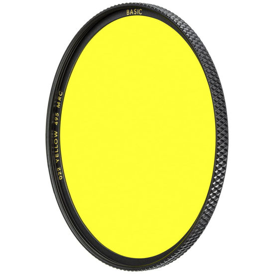 Picture of B+W 43mm Basic Black & White (Yellow) MRC 022M Glass Filter