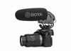 Picture of BOYA BY-BM3030 On-Camera Shotgun Microphone External Supercardioid Video Microphone with Shock Mount,Foam Windscreen,Fur Windscreen for Cameras Camcorders Smartphones Video Recording Interview Film