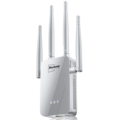 2023 WiFi Extender Signal Booster – Dual Band 5GHz / 2.4GHz New Generation  up to 4X Faster,4 Antennas Broader Coverage Than Ever,WiFi Extenders Signal