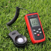 Picture of Digital Light Meter LUX Meter for Illuminom, Photography, Spectrom Measuring, Range 0-200,000 Lux, Lux/FC Unit, Used for Photography, Office, Laboratory, Stage, Planting