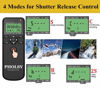 Picture of PHOLSY Camera Timer Remote Release Control with Intervalometer HDR for Nikon Z5, Z8, Z9, Z7ii, Z6, Z6ii, D750, D780, D7500, D7200, D5600, D5500, P7700, P7800, P950, D4, D5, D6, D800, D850, D810, D700