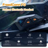 Picture of FreedConn FG Motorcycle Bluetooth Headset 2-6 Riders Motorbike Headset Helmet Communication System IP65 Waterproof Motorbike Intercom Using Universal Pairing Intercom with Music Sharing