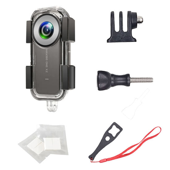 Picture of Waterproof Case for Insta 360 one X2 Action Camera, Underwater Diving Protective Housing 30M with Bracket Accessories