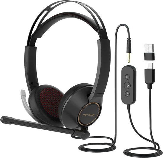 Usb type headphones with mic best sale for pc