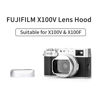 Picture of YC Onion Lens Hood Shade for Fujifilm X100V with 23mm Adapter Ring in Aluminum Alloy Silver