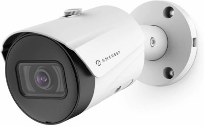 Picture of Amcrest UltraHD 5MP Outdoor POE Camera 2592 x 1944p Bullet IP Security Camera, Outdoor IP67 Waterproof, 103° Viewing Angle, 2.8mm Lens, 98.4ft Night Vision, 5-Megapixel, IP5M-B1186EW-28MM (White)