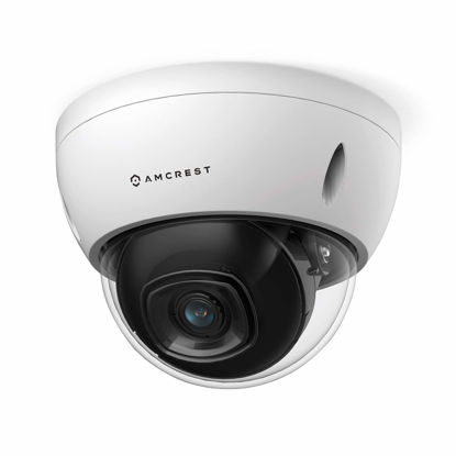 Picture of Amcrest 5MP POE Camera, Outdoor Vandal Dome Security POE IP Camera, 5-Megapixel, 98ft NightVision, 2.8mm Lens, IP67, IK10 Resistance, MicroSD 256GB (Sold Separately), Cloud, NVR (IP5M-D1188EW-28MM)