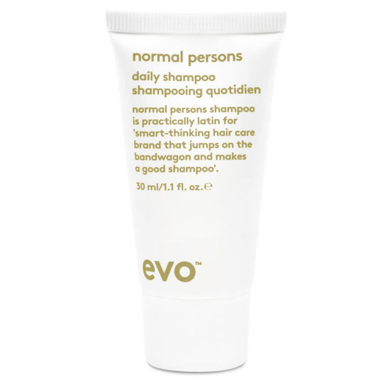 Picture of EVO Normal Persons Daily Care Shampoo - Deeply Cleanses, Removes Product Build-Up & Strengthens All Hair Types - Travel Size, 30ml / 1.01fl.oz