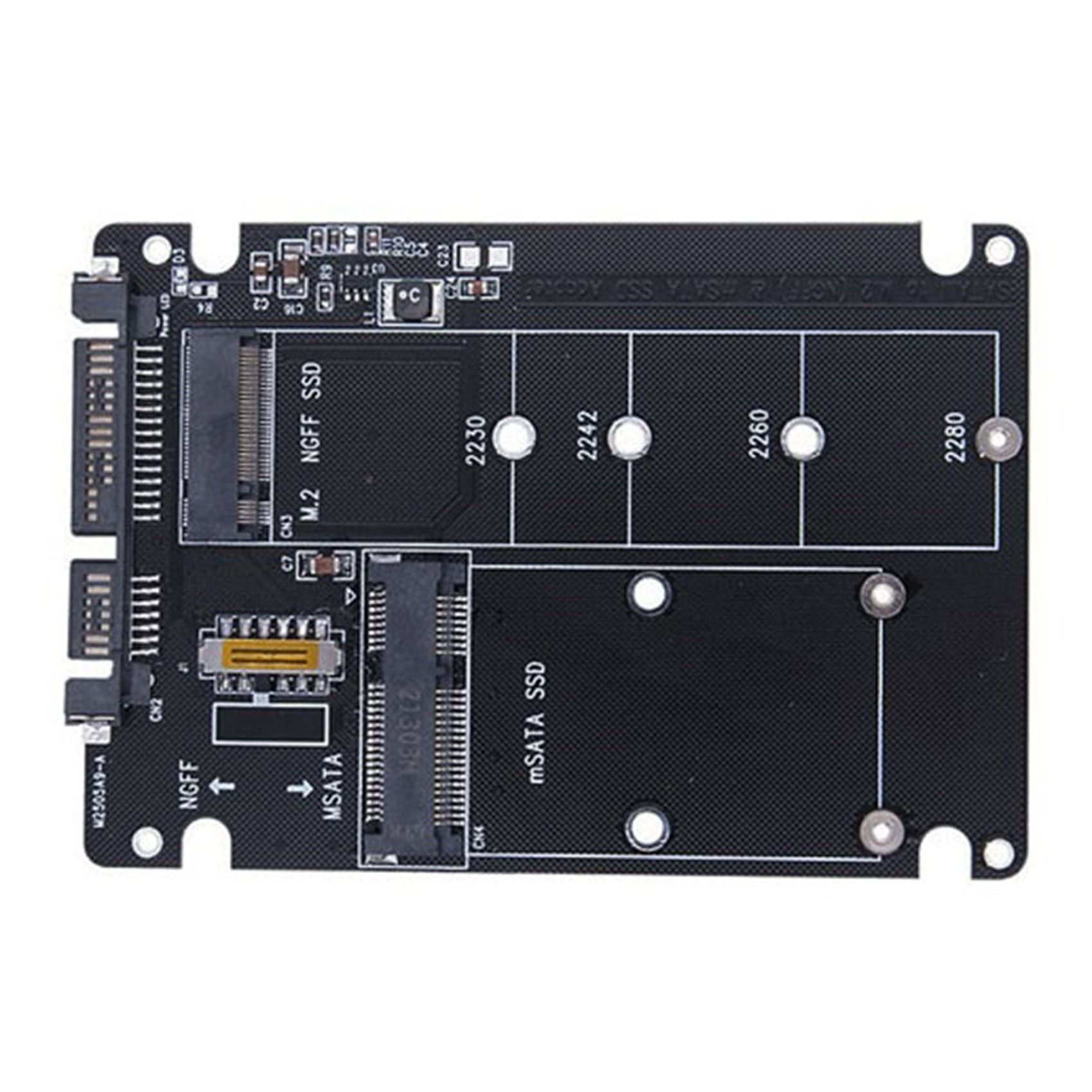 Getuscart Hiccyrodly M Ngff Ssd To Sata Adapter Card Msata Ssd