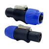 Picture of HOCAUVION Speakon to 1/4 Adapter (2-Pack) Speakon Male to 1/4" TS Female Converter Connectors - 2 Pack