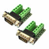 Picture of HiLetgo 2pcs DB9 Male Adapter RS232 to Terminal RS232 Serial to Terminal DB9 Connector Convert Adapter