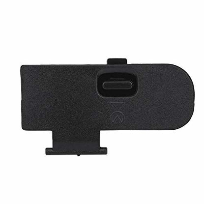 Picture of Acouto Battery Door Cover Lid Cap Replacement Digital Camera Battery Cover Repair Parts Fit for Nikon D5100 Cameras Metal and Plastic