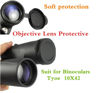 Picture of 10x42 Rubber Lens Caps for Binoculars + Rainguard,Objective Optics Protection Covers