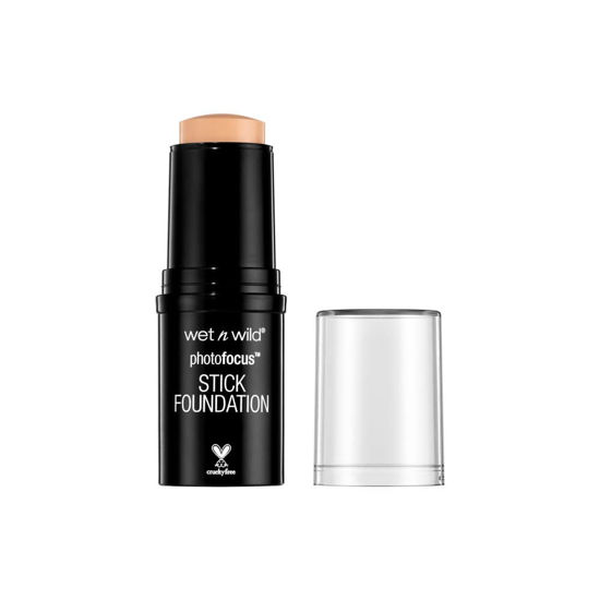 Picture of Wet n Wild Photo Focus Matte Foundation Stick Makeup, Shell Bisque | Vegan & Cruelty-Free