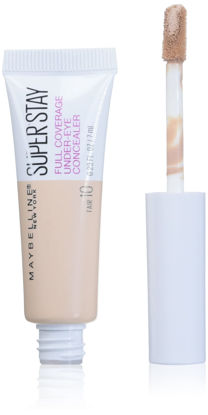 Picture of Maybelline New York Super Stay Super Stay Full Coverage, Brightening, Long Lasting, Under-eye Concealer Liquid Makeup For Up To 24H Wear, With Paddle Applicator, Fair, 0.23 fl. oz.