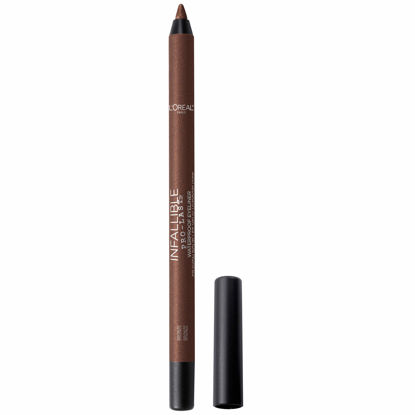 Picture of L’Oréal Paris Makeup Infallible Pro-Last Pencil Eyeliner, Waterproof and Smudge-Resistant, Glides on Easily to Create any Look, Bronze, 0.042 oz.