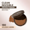 Picture of Covergirl Clean Invisible Pressed Powder, Lightweight, Breathable, Vegan Formula, Golden Caramel 180, 0.38oz