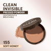 Picture of Covergirl Clean Invisible Pressed Powder, Lightweight, Breathable, Vegan Formula, Soft Honey 155, 0.38oz