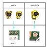 Picture of UFL to SMA M.2 NGFF IPX IPEX MHF4 to RP SMA Female (Male pin) RF Pigtail WiFi Antenna Extension Cable 0.81mm for PCI WiFi Card Wireless Router M.2 Cards Pack of 2 (4 inch (10 cm))
