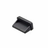 Picture of TOPPROS Pack of 20 Silicone USB Port Cover Anti Dust Protector for Female End0.5 x 0.3 x 0.24 inch Black