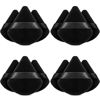 Picture of BEAKEY 12pcs Powder Puffs for Face Powder Triangle Powder Puff for Loose & Cosmetic Foundation, Makeup Puff for Contouring, Cloud Kiss Makeup Sponges Beauty Makeup Tools, Double 6 Pack Black