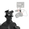 Picture of Neufday Aluminium Triple Hot Shoe Camera Mount Adapter Video Accessory Triple Shoe Bracket for Lights, LED Monitors, Microphones, Audio