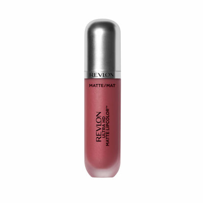 Picture of Revlon Ultra HD Matte Lipcolor, Velvety Lightweight Matte Liquid Lipstick in Pink, Devotion (600), 0.2 oz