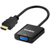 Picture of HDMI to VGA Adapter, Gold-Plated HDMI to VGA Adapter Male to Female for Computer, Desktop, Laptop, PC, Monitor, Projector, HDTV, Chromebook, Raspberry Pi, Roku, Xbox and More - Black