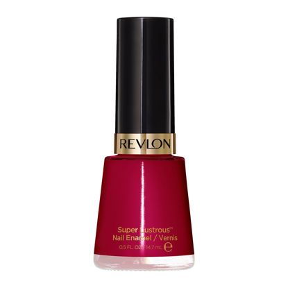 Picture of Revlon Nail Enamel, Chip Resistant Nail Polish, Glossy Shine Finish, in Red/Coral, 730 Valentine Red, 0.5 oz