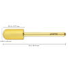 Picture of USA Pana 3/32" Safety Nail Carbide - Smooth Round Top Large Barrel Head for Electric Dremel Drill Machine - Grit Size: (4XC, 3XC, 2XC, XC, C, M, F, XF) (Medium (M) GOLD)