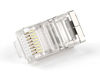 Picture of Maxmoral 50-Pack Metal Shielded RJ45 RJ-45 8P8C Network CAT5E CAT Modular Plug Connector