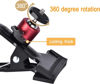 Picture of UTEBIT Clamp with Ball Head Tripod Clamp - Metal Clamp Holder with 1/4" Screw, 360 Degree Camera Clamp Tripod Flash Bar for DSLR SLR Camera Tripod Flash Video Max Loading 6.6lb - Red