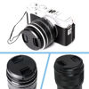 Picture of 52mm Lens Cap for Nikon D5300 D3500 D850 D7500 Camera w/AF-S DX 18-55mm f/3.5-5.6G Lens, Fire Rock Lens Cover for Canon EOS 90D, Rebel T7 w/EF-M 55-200mm 18-55mm Lens-2Packs